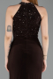 Robe de Soirée Longue Brun ABU6215
