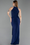 Robe de Soirée Longue Bleu Marine ABU6215