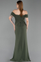 Robe de Soirée Longue Kaki ABU6216