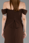 Robe de Soirée Longue Brun ABU6216