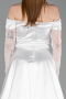 Robe de Soirée Longue Blanc ABU6219