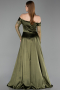 Robe de Soirée Longue Kaki ABU6219