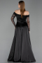 Robe de Soirée Longue Noir ABU6219