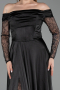 Robe de Soirée Longue Noir ABU6219