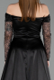 Robe de Soirée Longue Noir ABU6219