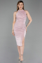 Robe de Cérémonie Midi Poudre ABK2635