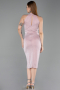 Robe de Cérémonie Midi Poudre ABK2635