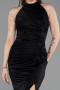 Robe de Cérémonie Midi Noir ABK2635