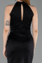 Robe de Cérémonie Midi Noir ABK2635