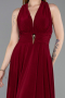 Robe de Cérémonie Midi Rouge Bordeaux ABK2636