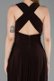 Robe de Cérémonie Midi Brun ABK2636