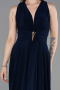 Robe de Cérémonie Midi Bleu Marine ABK2636