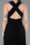 Robe de Cérémonie Midi Noir ABK2636