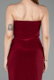 Robe de Cérémonie Midi Rouge Bordeaux ABK2637
