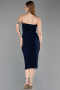Robe de Cérémonie Midi Bleu Marine ABK2637
