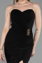 Robe de Cérémonie Midi Noir ABK2637