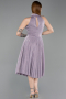 Robe de Cérémonie Midi Lilas ABK2638