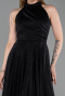 Robe de Cérémonie Midi Noir ABK2638