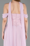Robe de Soirée Longue Mousseline Poudre ABU6221