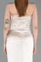 Robe Queue de Poisson Satin Longue ABU6109