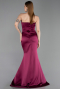 Robe Queue de Poisson Satin Longue ABU6109