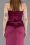 Robe Queue de Poisson Satin Longue ABU6109