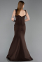 Robe de Soirée Longue Brun ABU6225