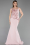 Robe de Soirée Longue Poudre ABU6225