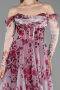 Robe de Soirée Longue Rouge ABU6226