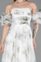 Robe de Soirée Longue Kaki ABU6228
