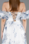 Robe de Soirée Longue Bleu Marine ABU6228