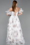 Robe de Soirée Longue Brun ABU6228