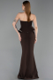 Robe de Soirée Longue Brun ABU6239