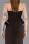 Robe de Soirée Longue Brun ABU6239