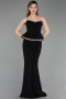 Robe de Soirée Longue Noir ABU6239