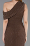 Robe de Soirée Longue Brun ABU6240