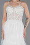 Robe de Soirée Longue Blanc ABU6245