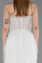 Robe de Soirée Longue Blanc ABU6245
