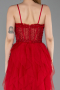 Robe de Soirée Longue Rouge ABU6245
