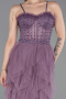 Robe de Soirée Longue Lavande ABU6245