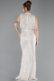 Robe De Soirée Squameuse Longue Vison ABU2752