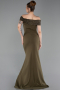 Robe de Soirée Longue Kaki ABU6217