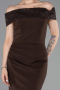 Robe de Soirée Longue Brun ABU6217
