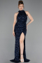 Robe de Soirée Squameuse Longue ABU5135