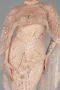 Robe de Soirée Longue Perlé Or ABU6220