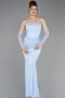 Robe Queue de Poisson Dantelle Longue ABU5933