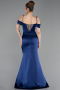 Robe de Soirée Satin Longue ABU6158