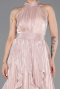 Robe de Soirée Longue Mousseline Poudre ABU6227