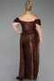 Robe Grande Taille Squameuse Longue ABU2973