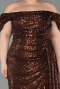 Robe Grande Taille Squameuse Longue ABU2973